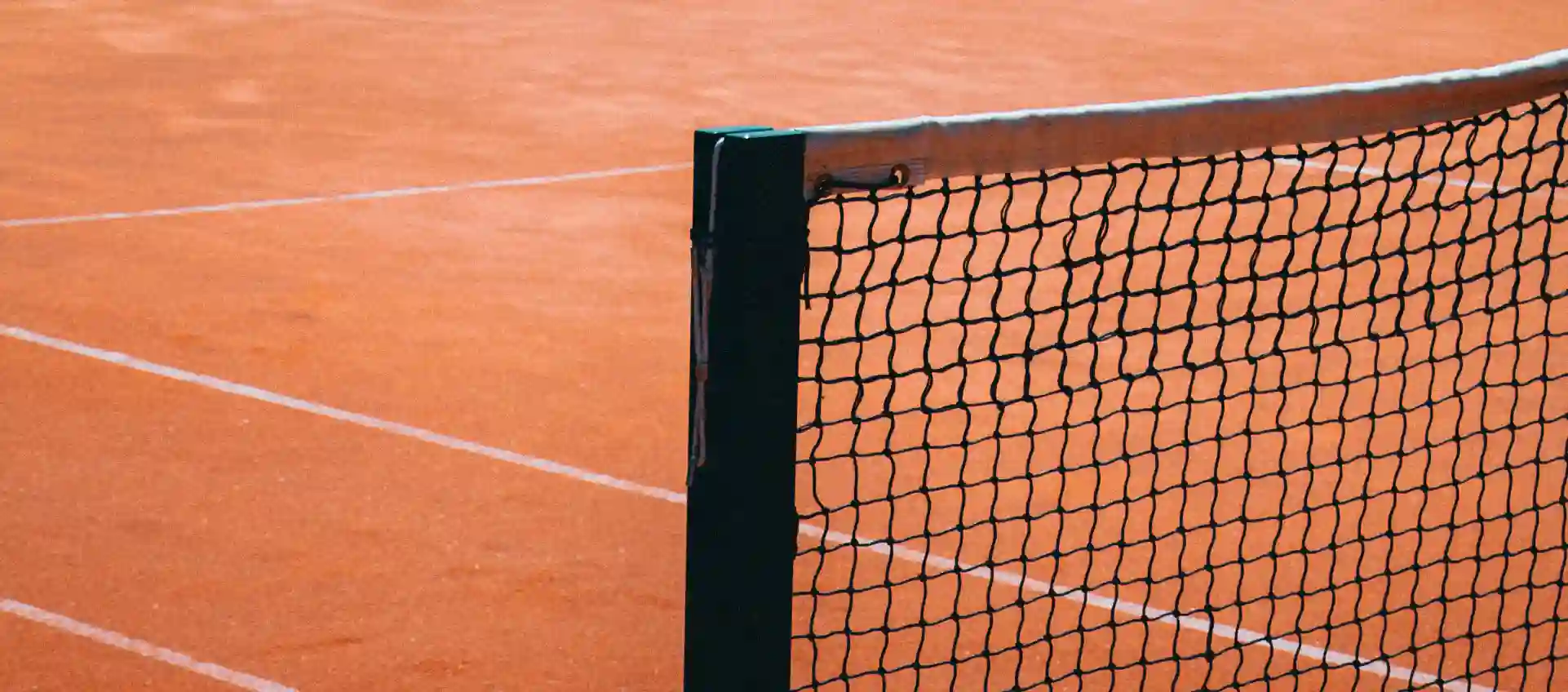 Tennisplatz Netz auf dem Trainingsgelände des ASV Mals